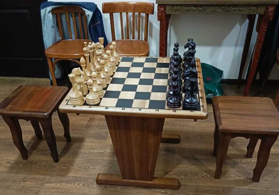 шахматы большие из массива деревянные новые