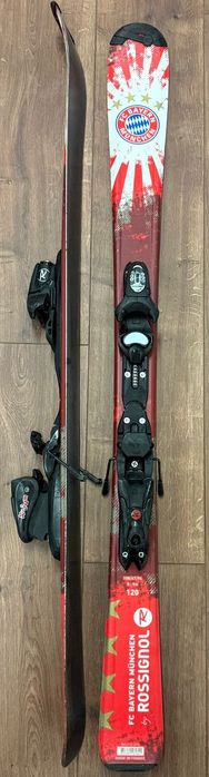 120см Limited edition Rossignol FC Bayern München ski с Leki щекию