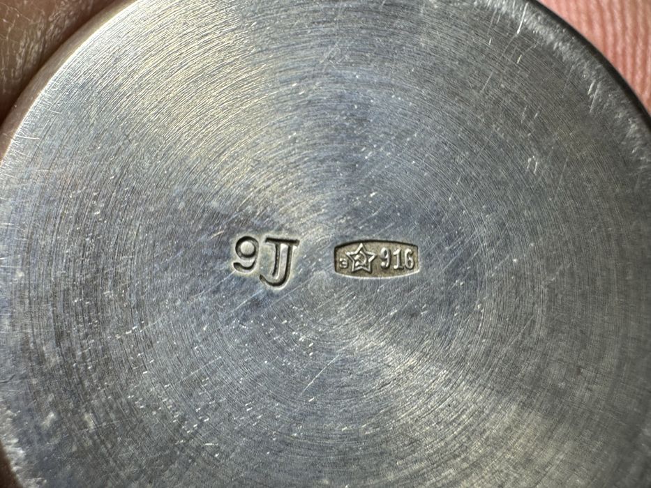 Серебрянные рюмки СССР 6 шт.