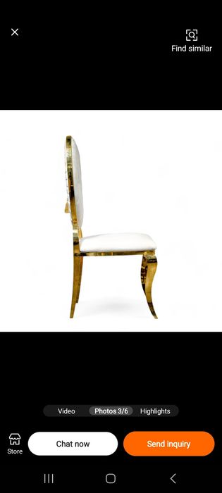 Стуллар нержавейки материалдан ясалган