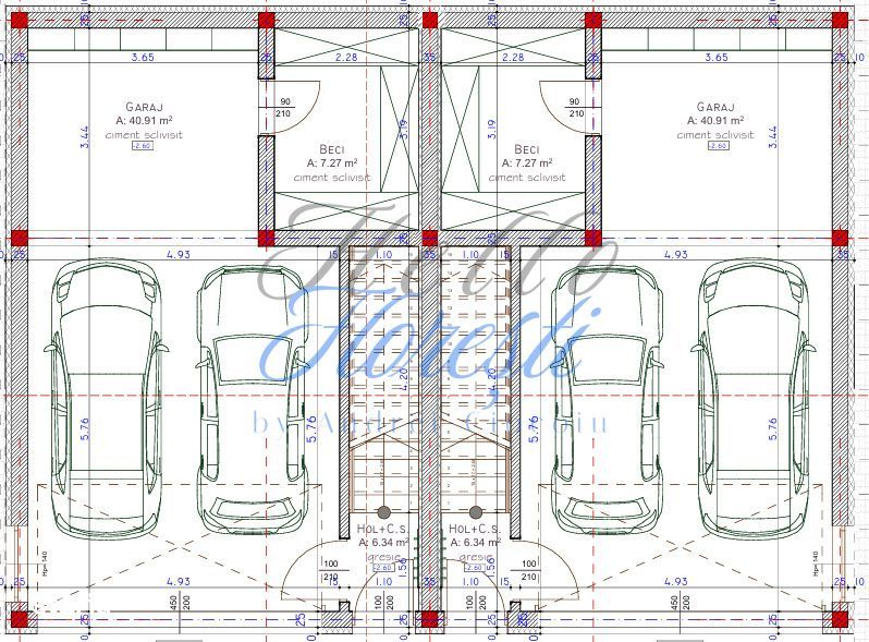 Duplex cu 4 camere in Chinteni zona centrala