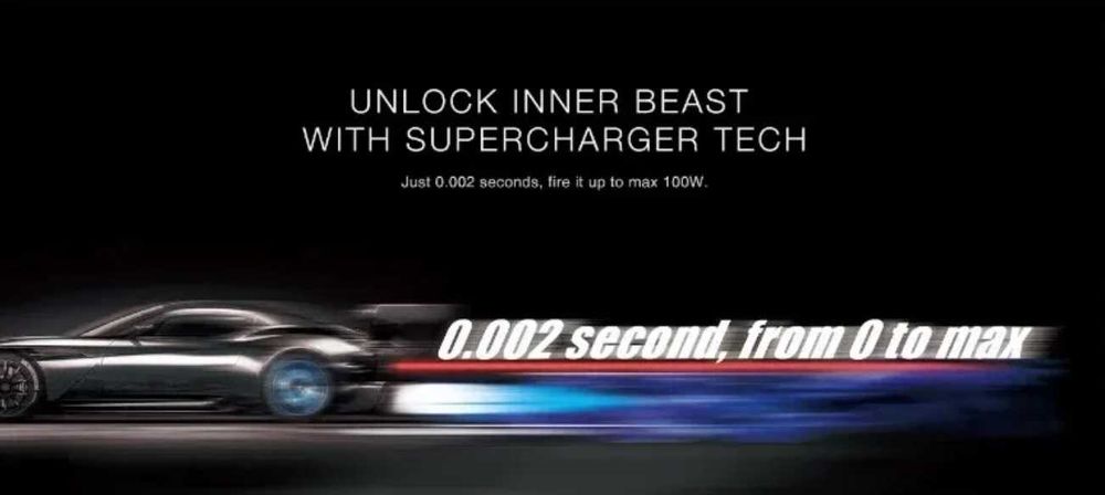 Mod tigara Vaptio VEX100 negru (black) cu display retro