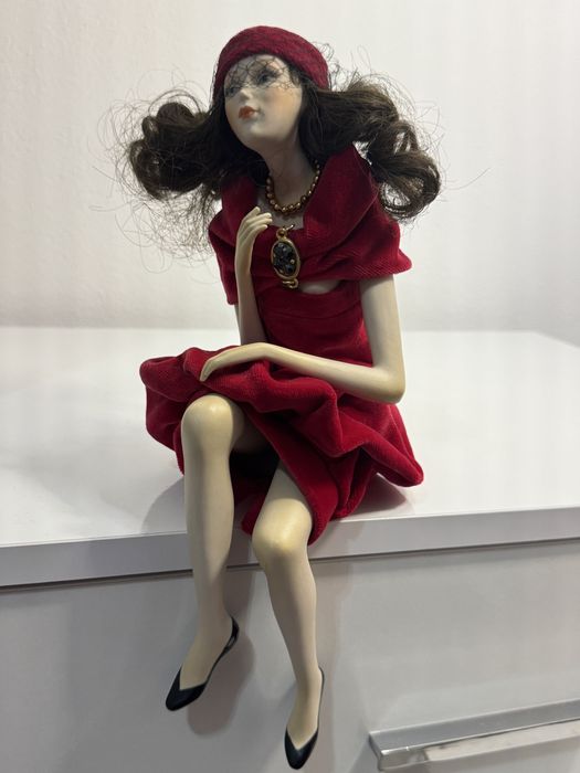 Papusa portelan Marigio. Rara, de colectie.