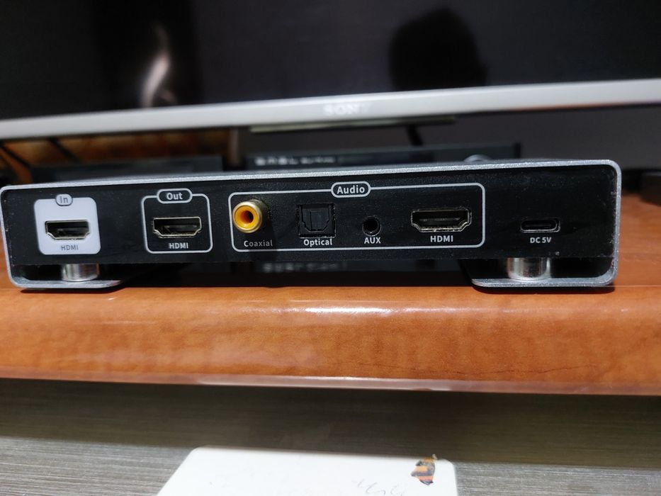 Hdmi ARC audio extractor 4K, 120Hz
