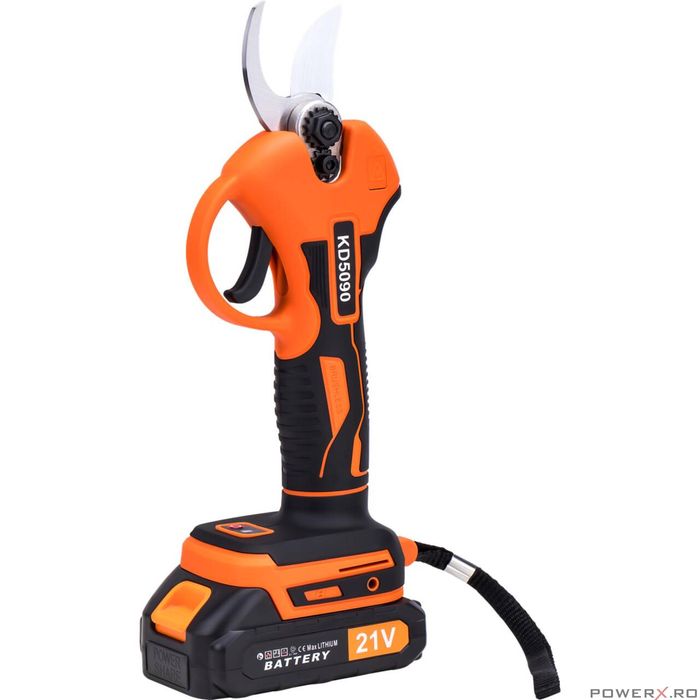 Foarfeca electrica pentru gard viu, pomi, vita-de-vie, cu acumulator,