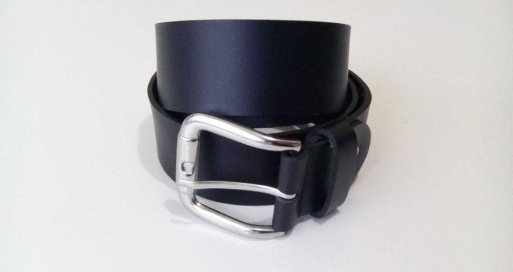 Curea din piele naturala, culoare negru