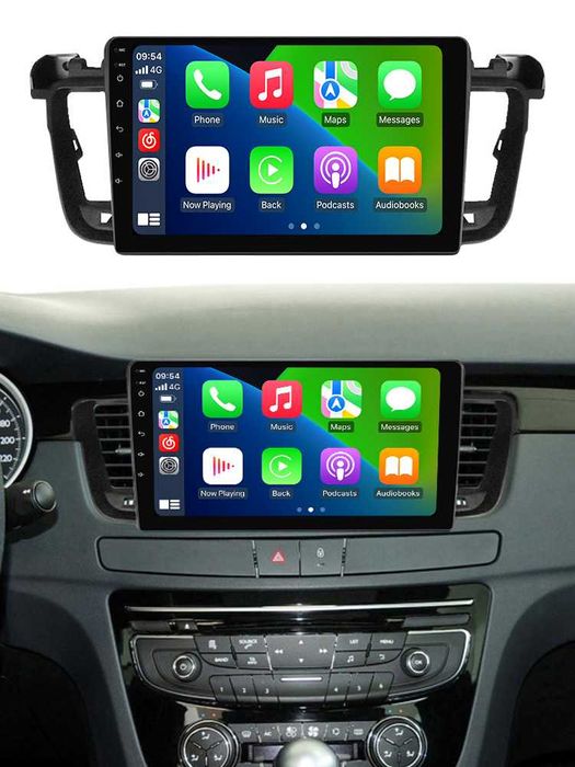 NAVIGATIE Android 14 Peugeot 508 2010 -2018 1/8 Gb Waze CarPlay CAMERA