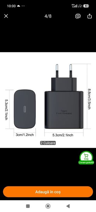 Încărcătoare rapide (Fast Charger) pentru  telefoane iPhone,Samsung