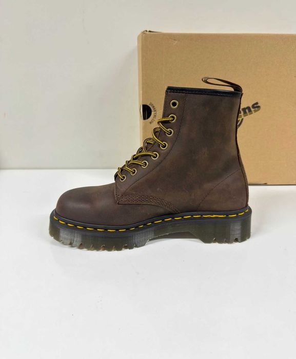 НОВИ Кожени кубинки DR. MARTENS 1460 Gaucho Crazy Horse - Размер 40 (25 см стелка)