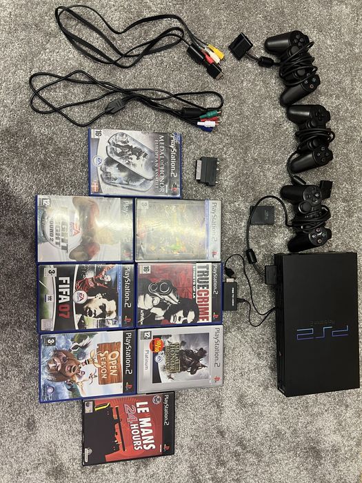 Playstation 2 + 8 Игри