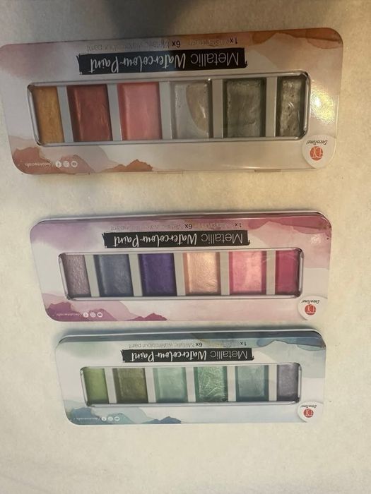 Акварелни Бои Металик