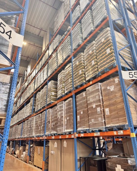 Rafturi metalice pentru depozitare paleti