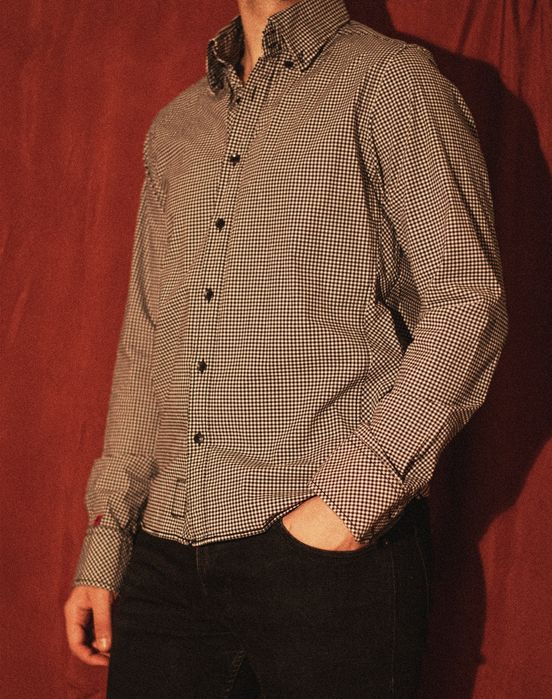 Нова Мъжка риза и бял панталон с колан