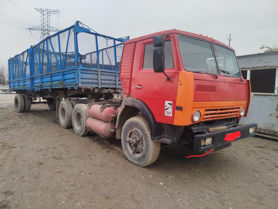 Kamaz kalxida 2 pritsep bilan