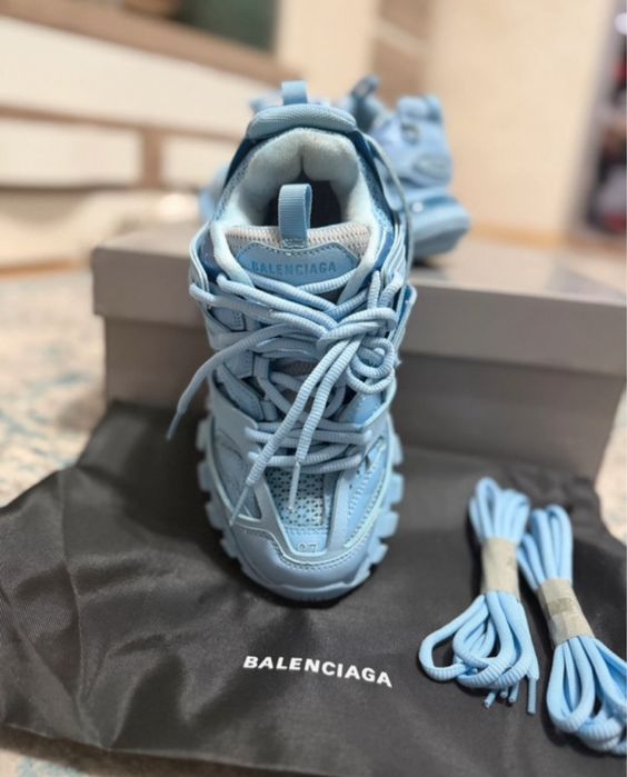 Balenciaga track baby blue