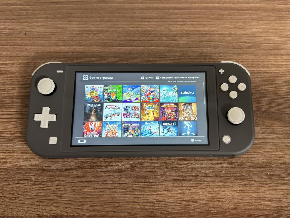 Прошитый серый Switch Lite + 40 игр (Есть отправка)
