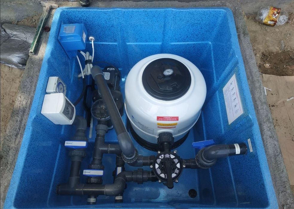 готовые кампазитный бассейн