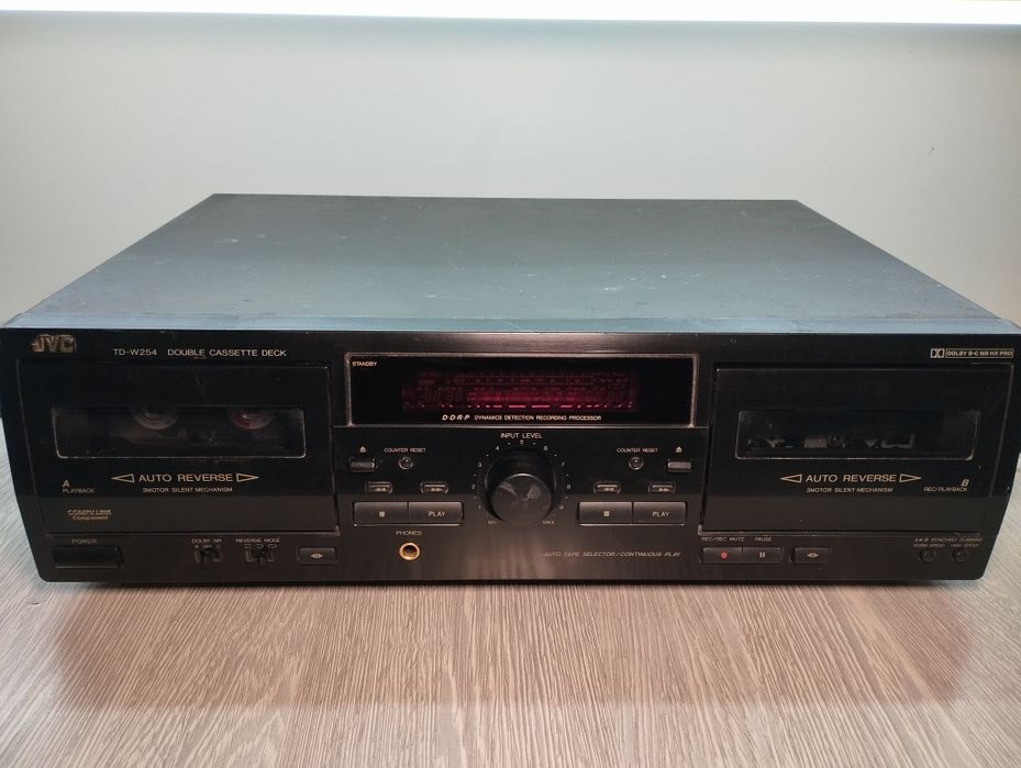 JVC TD-W254 audio magnitola, yaxshi holatda