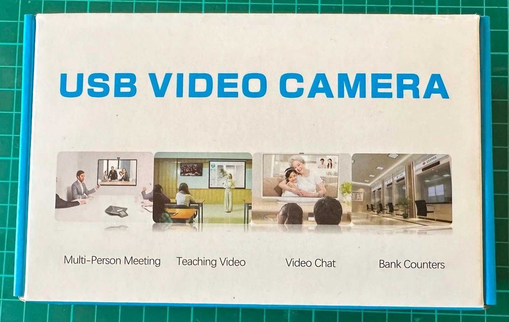 Уеб камера за компютър с микрофон и статив, 1080P FHD