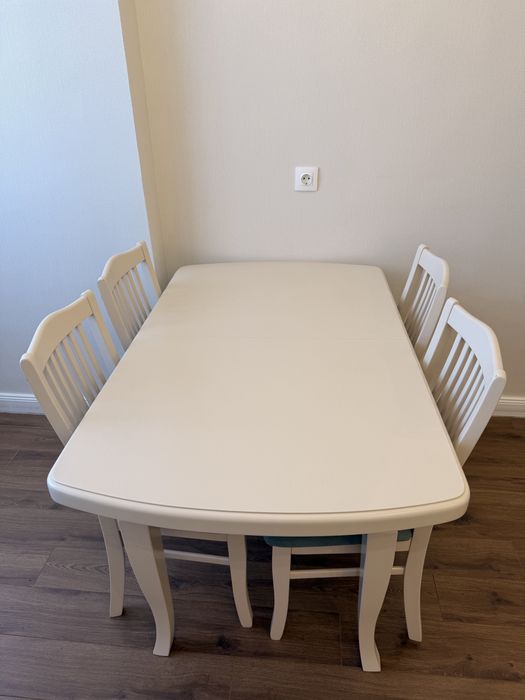 Продам обеденный стол + 6 стульев