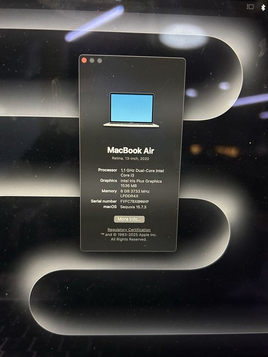 MacBook Air 13” Retina (2020) Intel-версия (НЕ M1)