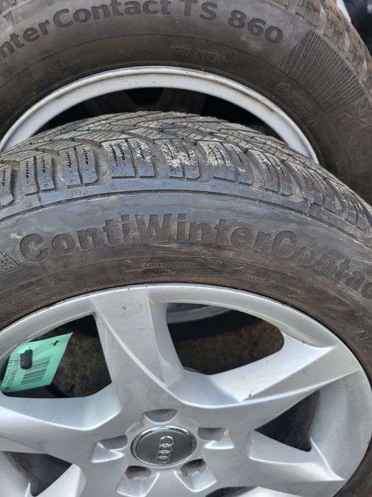 Vand jante originale audi a4 cauciucuri de iarna 215 /55/16