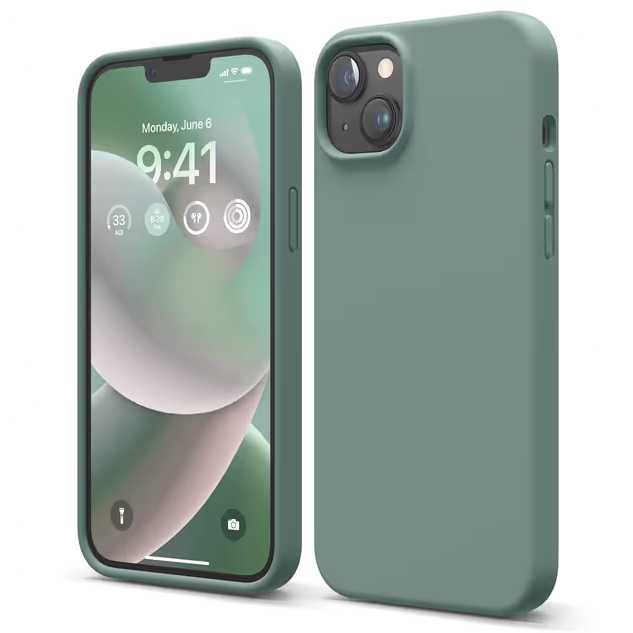 Huse iPhone Elago - Premium, silicon și material pe interior
