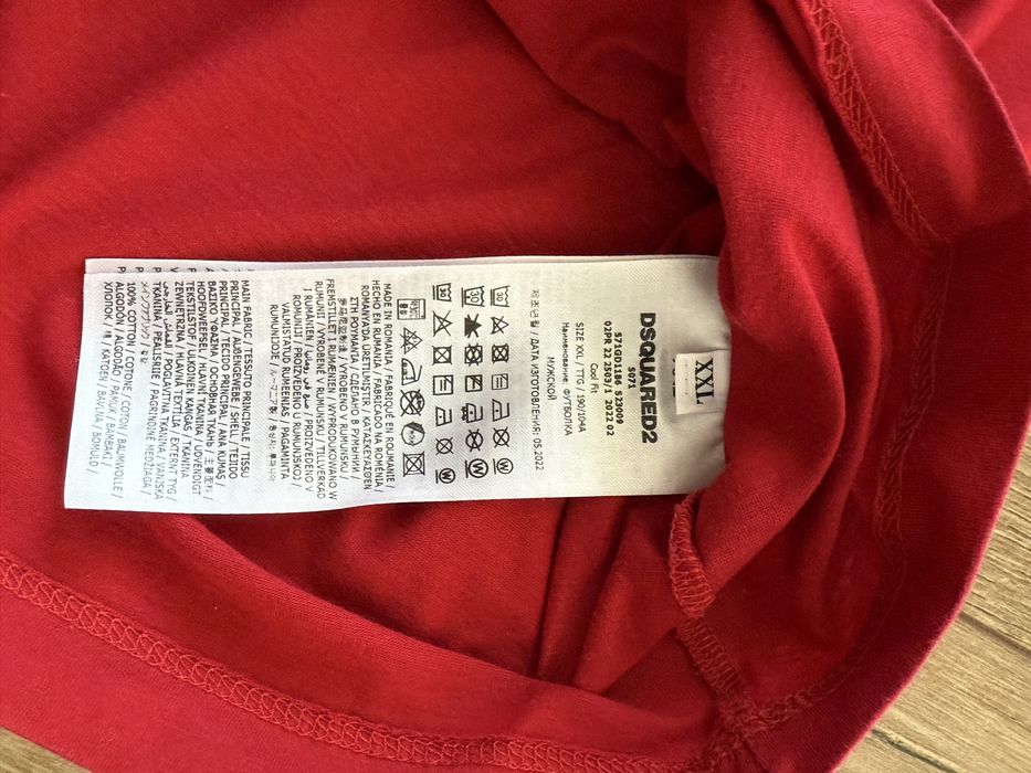 Tricou designer Dsquared XL