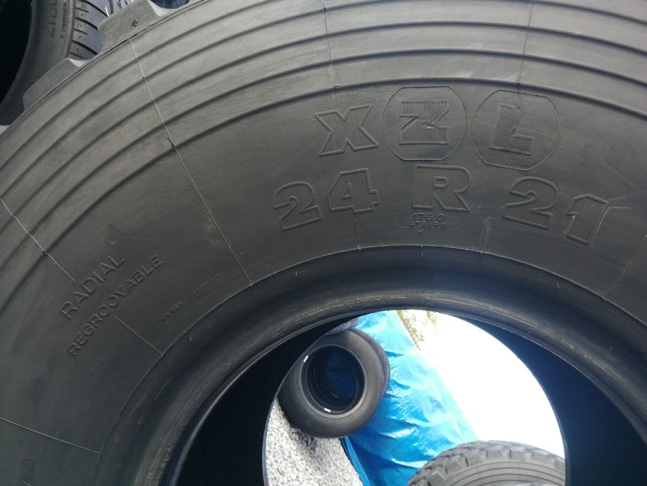 4 тежкотоварни гуми 24R21 Michelin XZL 176G RADIAL TL France С ДДС