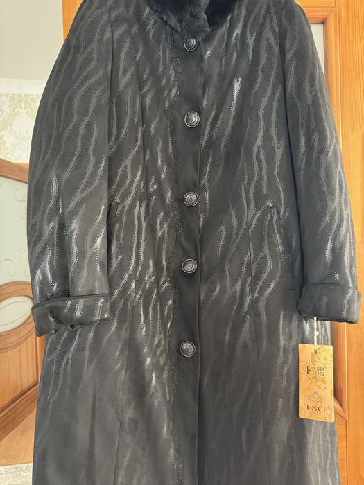 Пальто с воротом