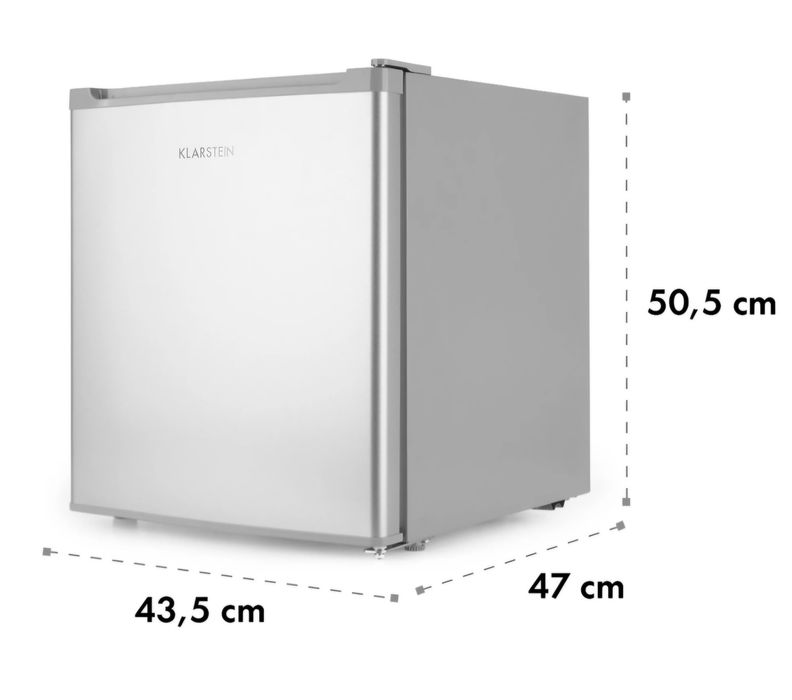 Мини сив хладилник 40L Klarstein
