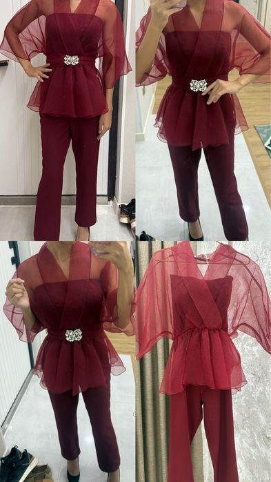 Двойка бордовый цвет