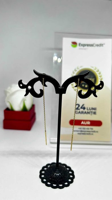 Cercei Aur 14K (AG1 Alexandru B54362.67) - Garantie 2 ani!