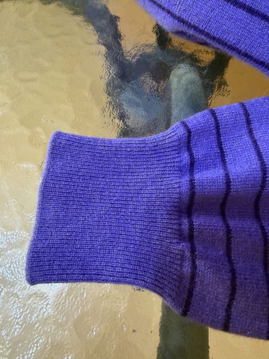 Мъжки пуловер 100% кашмир.Di ADAMO .размер М. цвят лилав