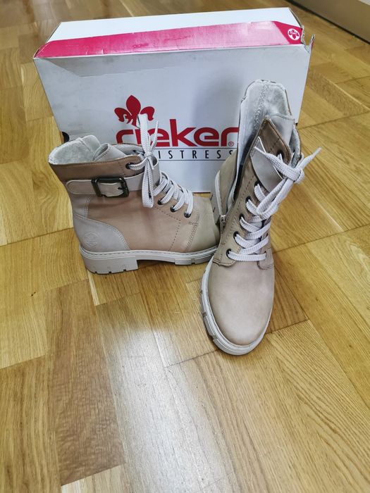 Ghete piele Rieker