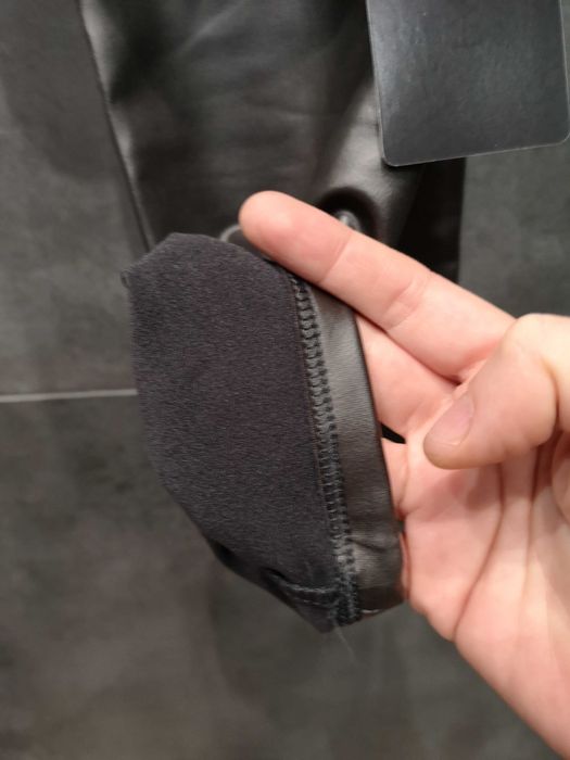 Комплекти от Клин от екокожа и Поло от релефен трикотаж с къс ръкав