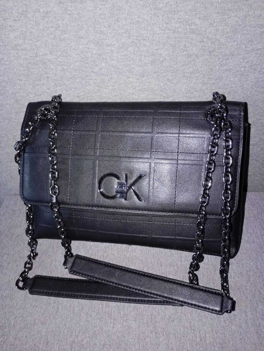 Дамска чанта Calvin Klein Re-Lock Ew Conv Xbody Quilt K60K609682.