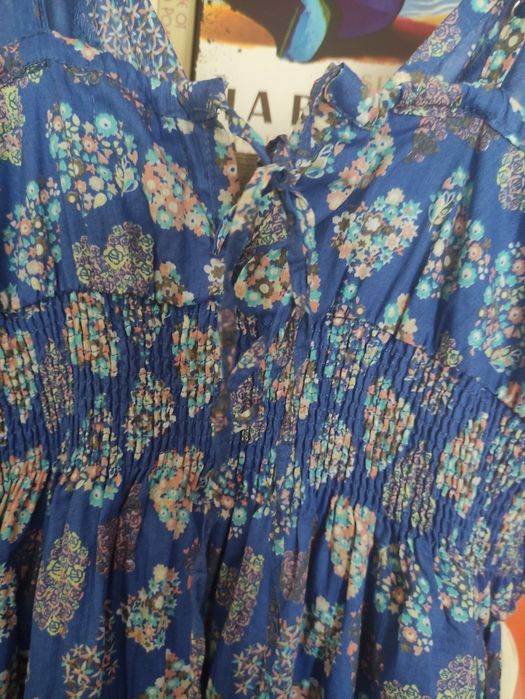 Рокля за бременни М 100 % памук