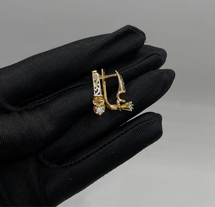 Алтын | Золотые серьги 585 | 3,6 гр