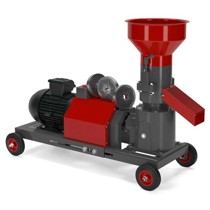 Granulator furaje GRAND-150 EU PROFI, motor 4 KW/380V, 3 matrite