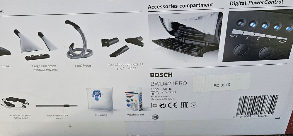 Aspirator BOSCH AquaWash&Clean
