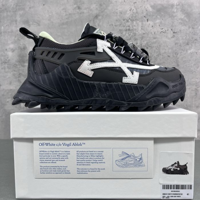 Off white ODSY 1000! PIELE NATURALA + accesorii PREMIUM