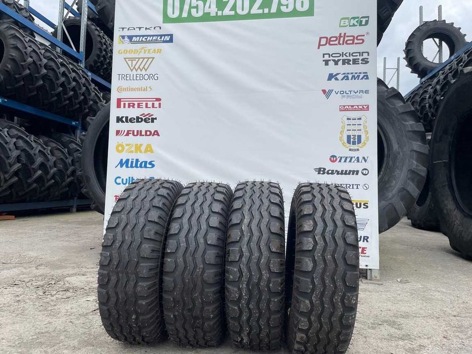 Anvelope noi 10.0/80-12 cu 10 pliuri marca BKT pentru presa