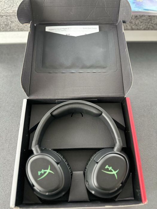 Casti gaming HyperX Cloud Flight 2 Wireless – Ca Noi – Full Box – Bluetooth/2.4GHz