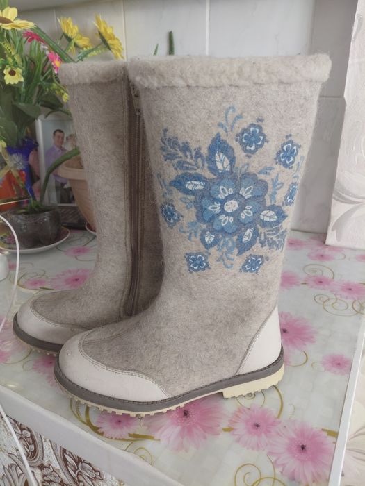 Зимние валенки для девочки