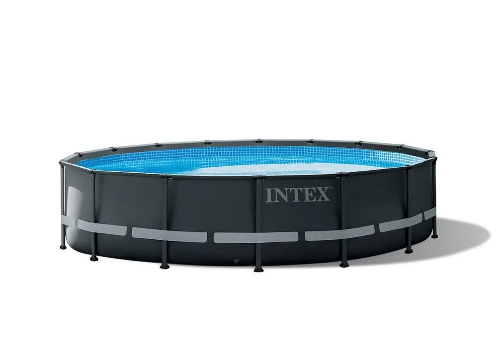 Басейн Ultra XTR Intex, Кръгъл, Ф488 x 122 см, пясъчна помпа, PVC, тюр