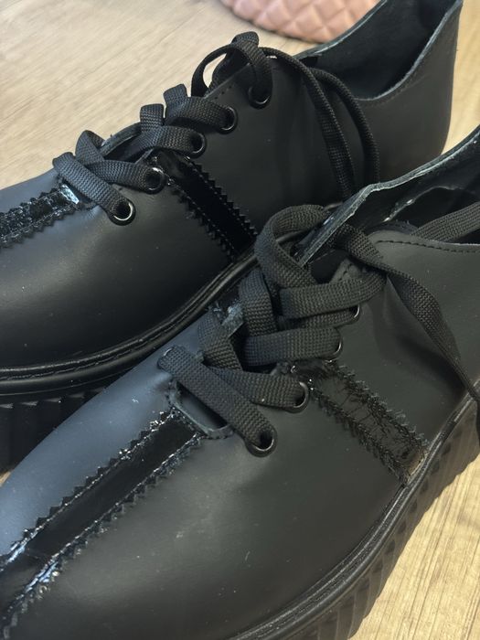 Обувь весенняя кожа черные 39