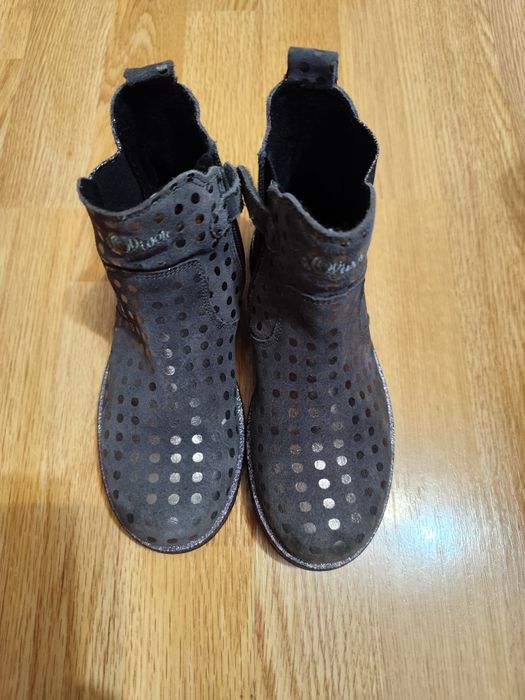Ghete fete,  S'Oliver măsura 32, piele naturala