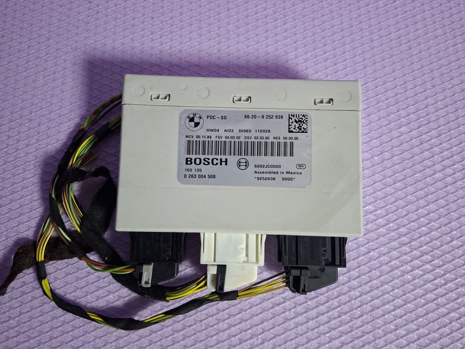 Modul PDC senzori parcare fata și spate BMW E81  E87 E90 Cod 9252638