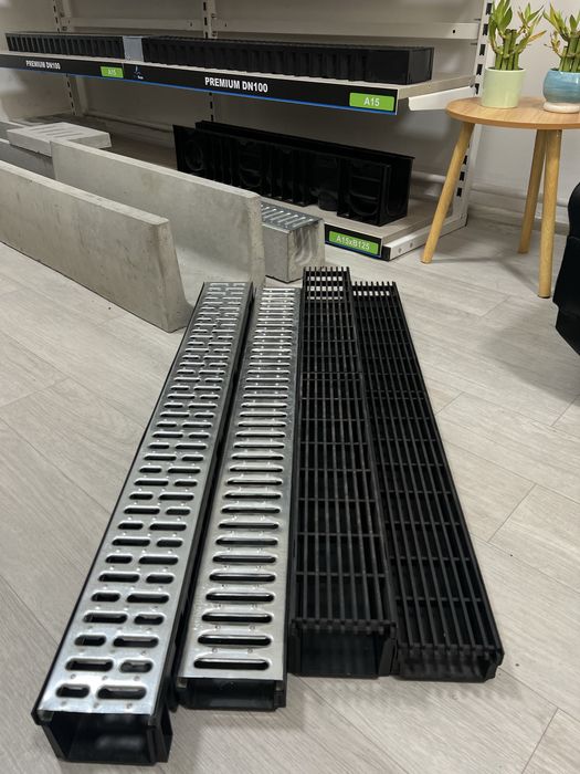 Водоотводные арыки с решеткой